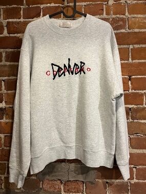 Vintage Denver Colorado Embroidered Crewneck Sweatshirt